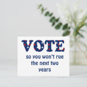 Stemming of Briefkaart van de verkiezing (Staand voorkant)