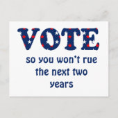 Stemming of Briefkaart van de verkiezing (Voorkant)