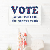 Stemming of ruiling Verkiezingsbanner Spandoek (Insitu)