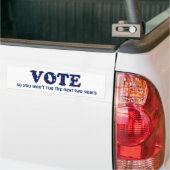 Stemming of standplaats De Bumpersticker (Op Truck)
