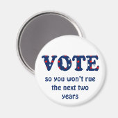 Stemming of uitslag van de verkiezingen Magnet (Voorkant / Achterkant)