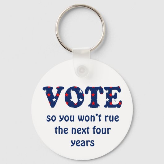 Stemming of verkiezing sleutelhanger (Voorkant)