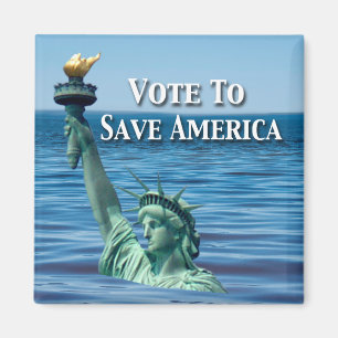 Stemming om Amerika te redden Deze verkiezingen Magneet