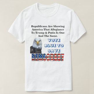 STEMMING OM DEMOCRATIE TE BEWAREN T-SHIRT