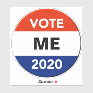Stemming op persoonlijke titel 2020: Verkiezingsca Sticker