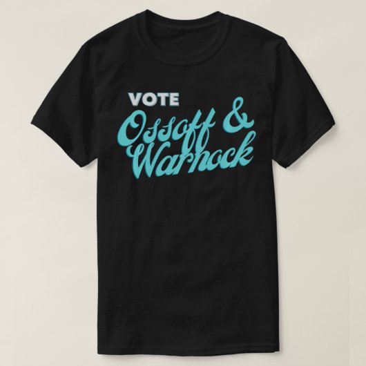 Stemming: Ossoff & Warnock Senaat in Georgië T-shirt (Design voorkant)