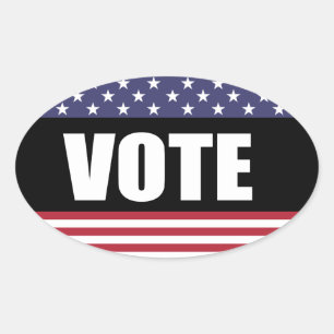 STEMMING OVALE STICKER