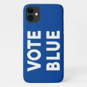Stemming over blauwe tekst voor politieke verkiezi Case-Mate iPhone case (Achterkant)