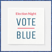 Stemming over blauwe verkiezingen Nachtelijk Napel Servet