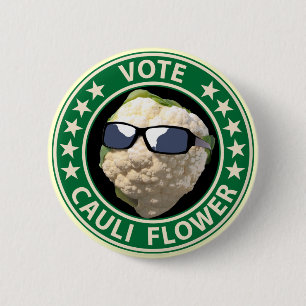 Stemming over Cauli Flower Ronde Button 5,7 Cm