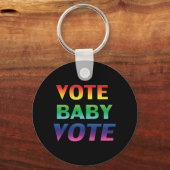 stemming over de baby - Pride lgbtq lgbt regenboog Sleutelhanger (Voorkant)