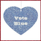 Stemming over de blauwe auto, luchtverfrisser