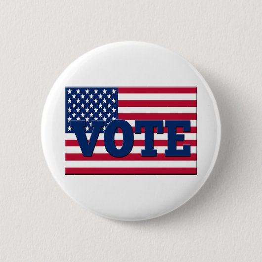 Stemming over de dag van de verkiezingen ronde button 5,7 cm (Voorkant)