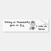 Stemming over de kwesties bumpersticker (Voorkant)