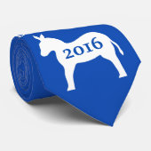 Stemming over de nek van Donkey Blue Man Stropdas (Opgerold)