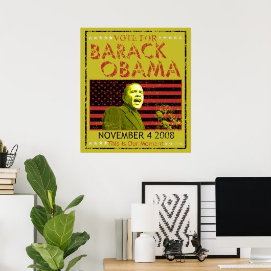 Stemming over de Posters van Barack Obama (Thuiskantoor)