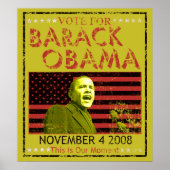 Stemming over de Posters van Barack Obama (Voorkant)