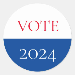 Stemming over de presidentsverkiezingen 2020 ronde sticker