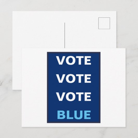 Stemming over de Sjabloon voor de verkiezing van S Briefkaart (Voorkant / Achterkant)