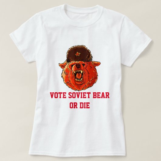 Stemming over de Sovjet-Beer T-shirt (Design voorkant)