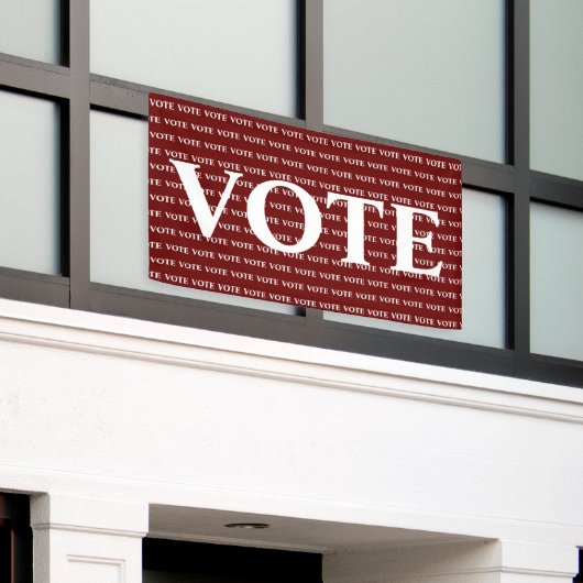 Stemming over de stemming spandoek (Buitenkant Gebouw)