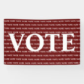 Stemming over de stemming spandoek (Horizontaal)