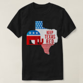 Stemming over de verkiezingen in Teas Red 2020 T-shirt (Design voorkant)