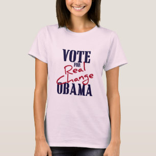Stemming over echte verandering t-shirt