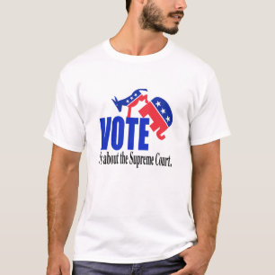 Stemming over het hooggerechtshof t-shirt