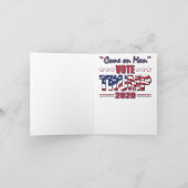 Stemming over het Man - Trump 2020 Kaart (Binnen)