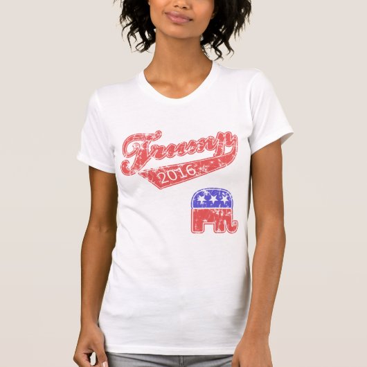 Stemming over het President 2016 T-shirt (Voorkant)