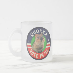 Stemming over het President in Quokka in 2016 Matglas Koffiemok