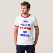 Stemming over mijn Hamster Congress Funny Politica T-shirt (Voorkant volledig)