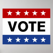 Stemming over poster op verkiezingsdag (Voorkant)