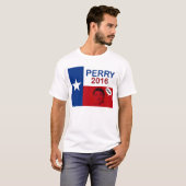 Stemming over President Rick Perry in 2016 T-shirt (Voorkant volledig)