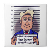Stemming over Trump-keramische Tegel Tegeltje (Voorkant)