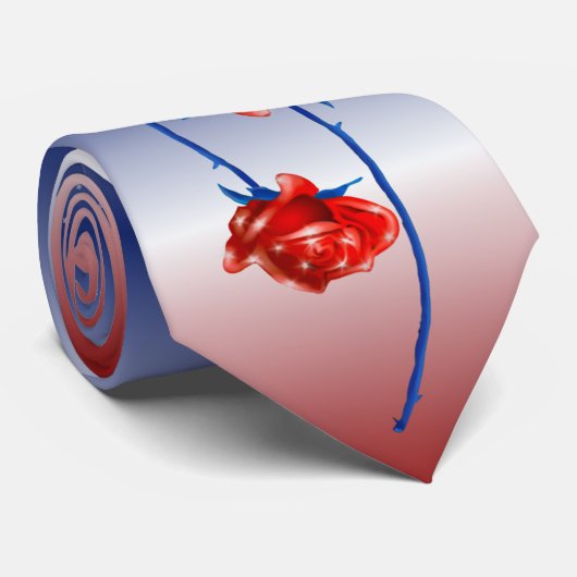 Stemming! Patriottisch! Zowel republikein als demo Stropdas (Opgerold)