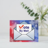 Stemming per post briefkaart (Staand voorkant)