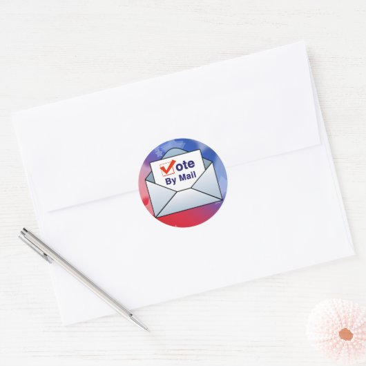Stemming per post ronde sticker (Envelop)