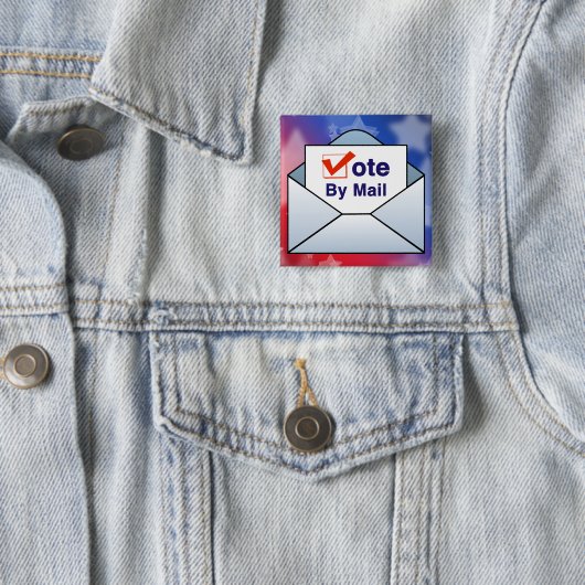 Stemming per post vierkante button 5,1 cm (In situ)