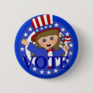 STEMMING Politieke Button