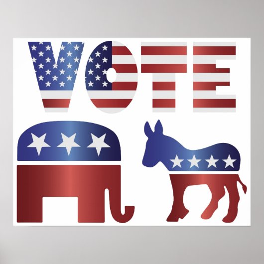 Stemming Poster verkiezingsdag (Voorkant)