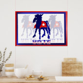 Stemming Poster voor democratische ondertekening (Keuken)