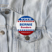 Stemming President Bernie Sanders Ronde Button 7,6 Cm (In situ)