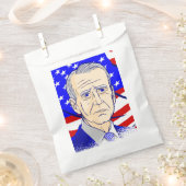 Stemming president Biden Amerikaanse vlag Bedankzakje (Geknipt)