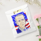 Stemming president Biden Amerikaanse vlag Bedankzakje (Gezegeld)