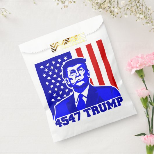 Stemming president Donald Trump 2024 Bedankzakje (Gezegeld)