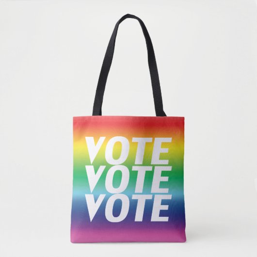 stemming : pride lgbetq lgbt tote bag (Voorkant)