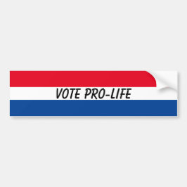 Stemming Pro-Life USA Patriottisch Christelijk Bumpersticker