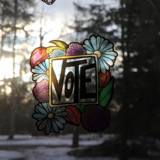 STEMMING RAAMSTICKER